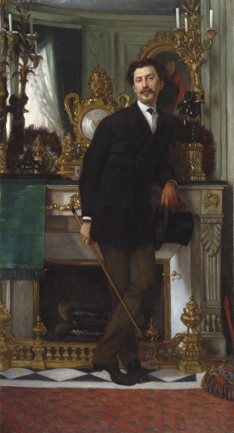 James Tissot - 172, Ritratto di Eugène Coppens de Fontenay, 1867